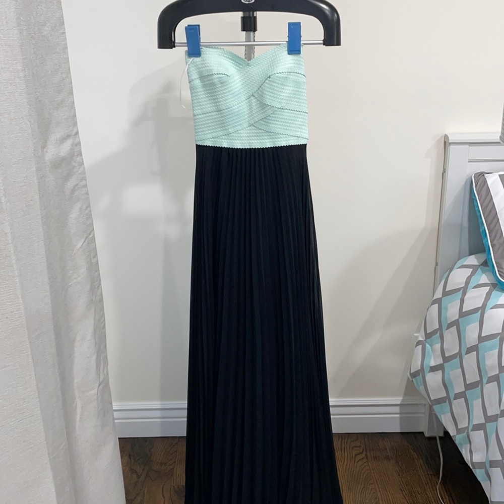Light blue and black b Darlin dress